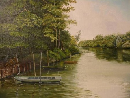 Les barques à Noisiel 